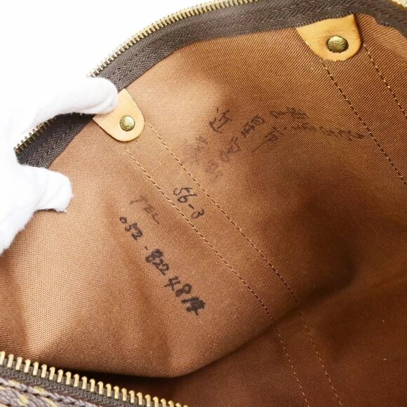 LOUIS VUITTON Keepall 50 Travel Hand Bag Monogram Leather Brown - Picture 9 of 16
